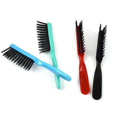 Classic hot sell private label Durable hard nylon bristle hair brush cleaner easy use custom logo cleaning brush