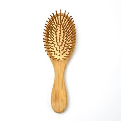 China Factory Wholesale Custom logo small MOQ Eco-friendly bamboo extension vent air detangling hair brush