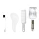 Wholesale 4PCS Kit Boar Bristle Edge Control Vented Curve Detangling Comb Custom Brush Tool Set